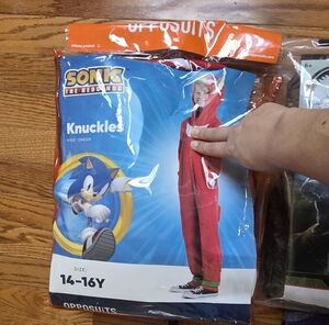 OppoSuits Kids Red Knuckles Costume